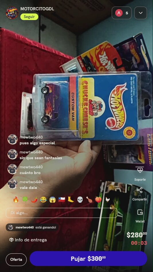 Hot Wheels Custom Van Chuck E. Cheese