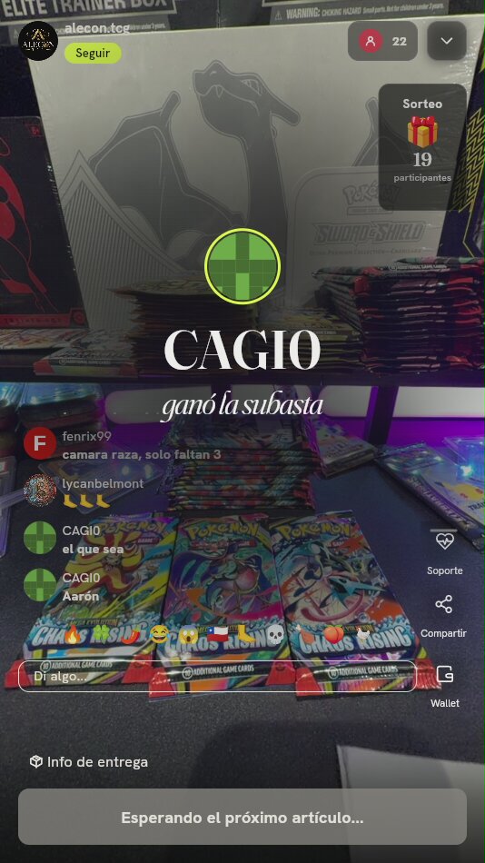 Artículo vendido