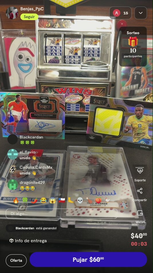 Lote de cartas coleccionables deportivas