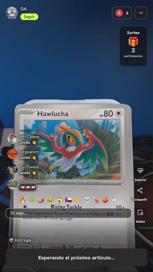 Carta Pokémon Hawlucha Prismatic Evolutions
