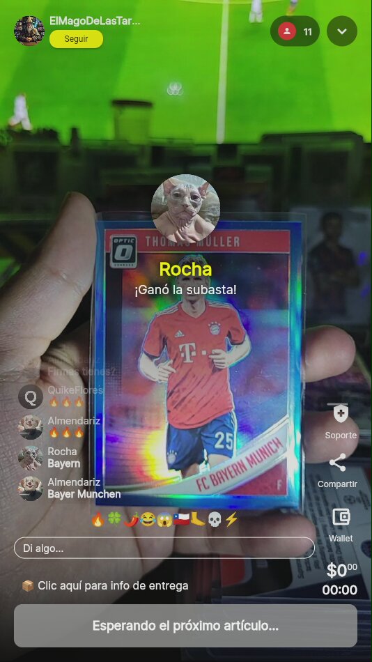 Tarjeta Thomas Müller Optic