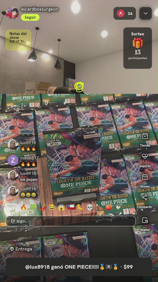 Booster Pack One Piece Legacy of the Master OP-12