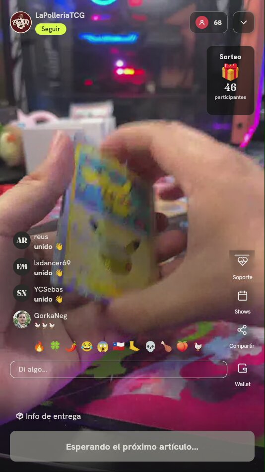 Lote de 6 cartas Pokémon