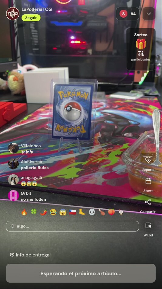 Carta Misteriosa de Pokémon TCG