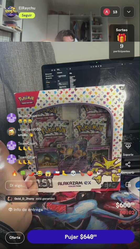 Colección Alakazam ex Pokémon 151