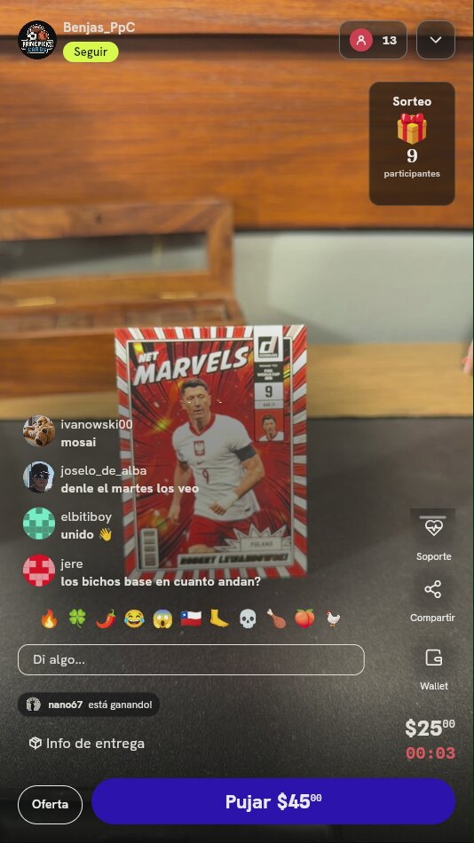 Carta Robert Lewandowski Net Marvels Donruss
