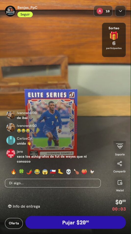 Carta Ousmane Dembélé Elite Series