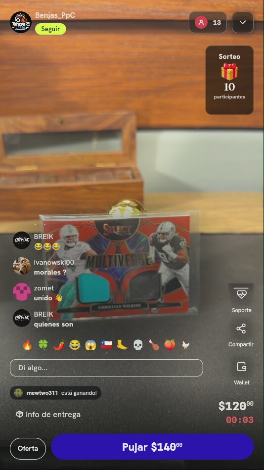 Carta Panini Select Christian Wilkins Multiverse