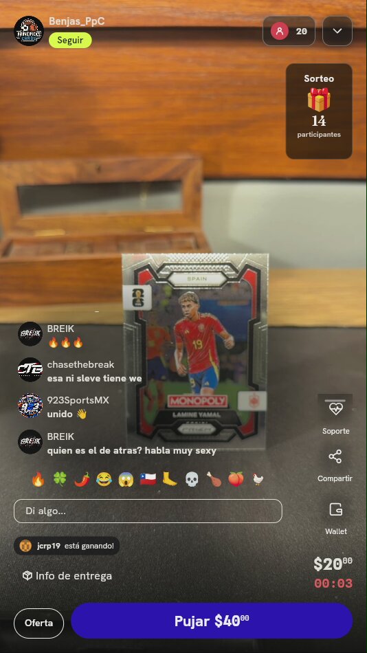 Carta Panini Prizm Monopoly Lamine Yamal