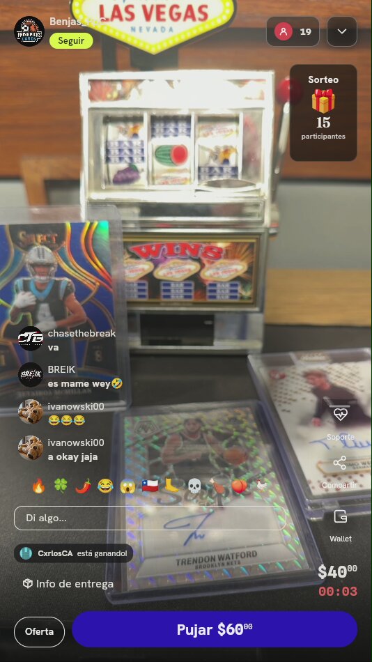 Carta Panini Mosaic Trendon Watford Autografiada