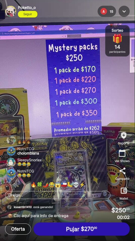 Mystery Pack Pokémon TCG