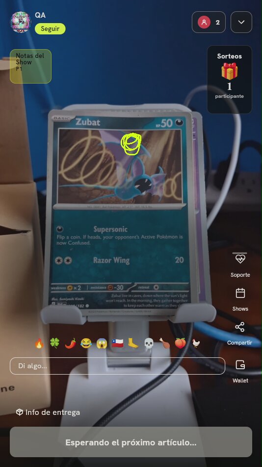 Carta Pokémon Zubat Paradox Rift