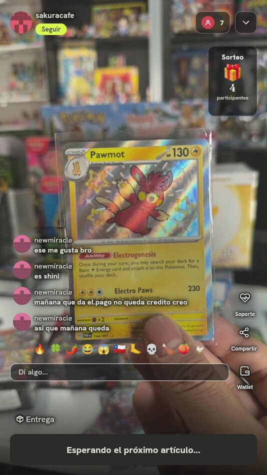 Pawmot Shiny Paldean Fates