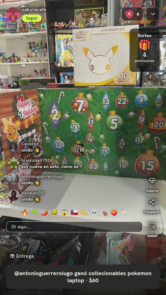 Calendario Adviento Pokémon Happy Holidays
