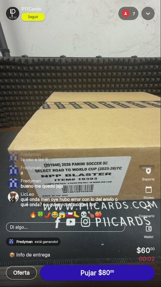 Artículo vendido