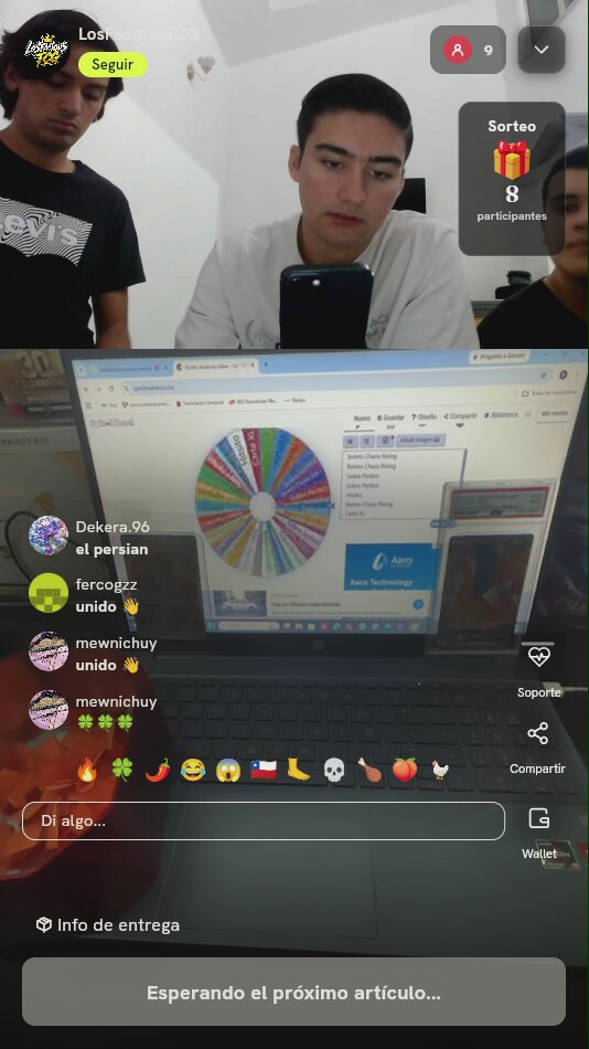 Giro de ruleta misteriosa TCG