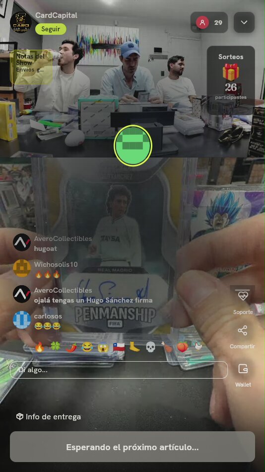 Hugo Sánchez Panini Prizm Penmanship