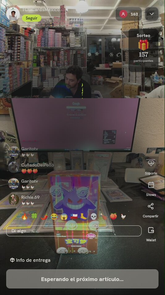 Caja Pokémon 151 Gengar Chino