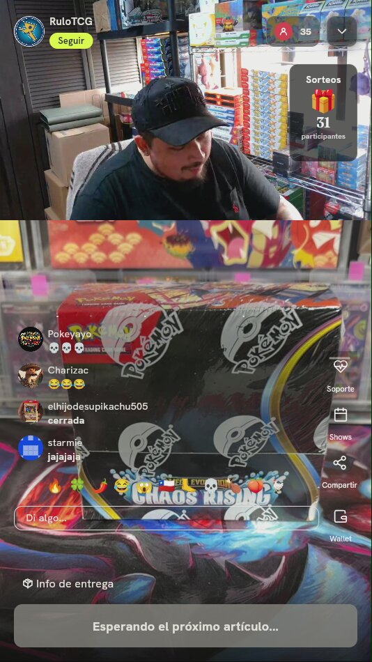 Booster Box Pokémon Chaos Rising