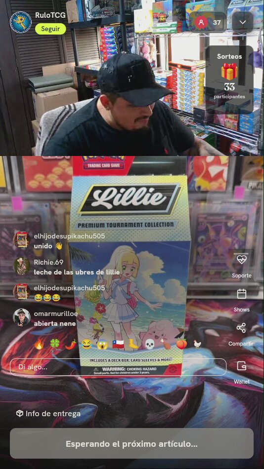 Colección Torneo Premium Lillie Pokémon