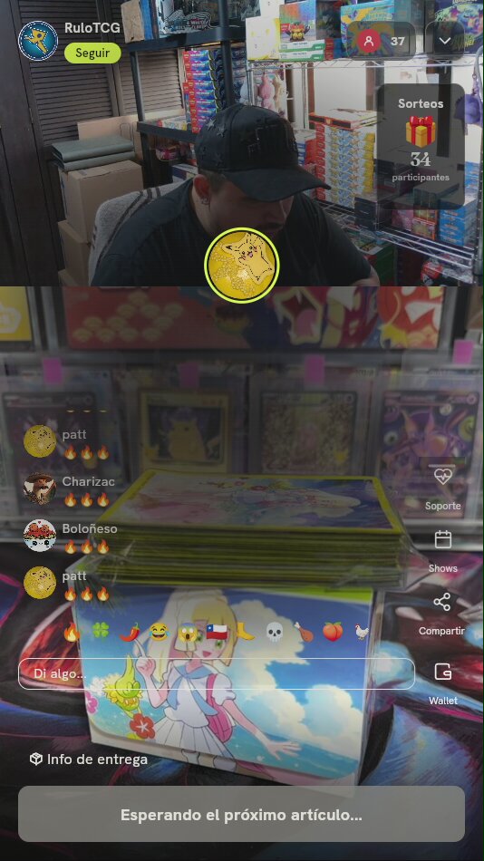 Lote de Cartas Pokémon y Portamazos Lylia