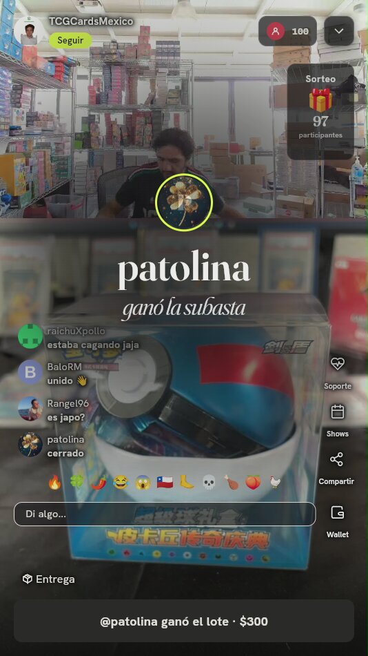 Caja Super Ball Pikachu Celebración Legendaria