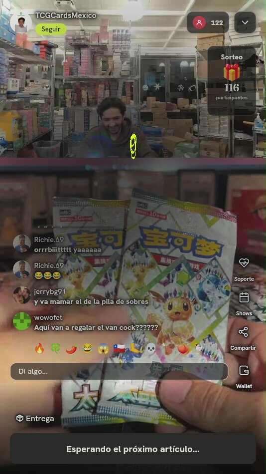 Sobres Pokémon 太晶盛聚 Chino