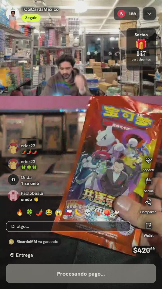 Sobres Pokémon TCG Chasing Glory