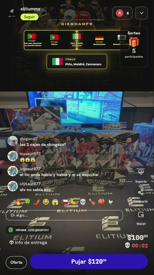 Spot Italia Panini Select 2026