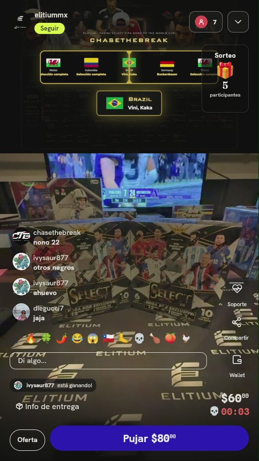 Slot Brasil Panini Select FIFA 2026