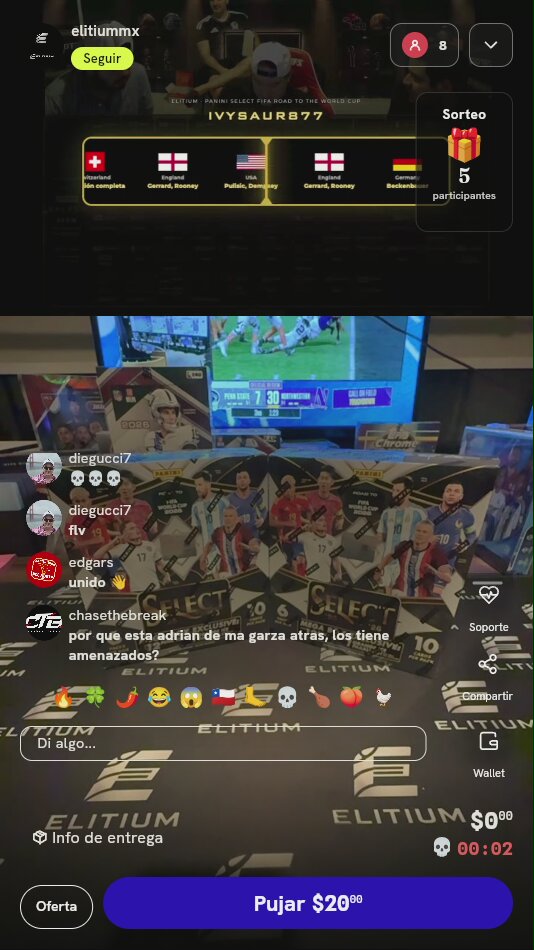 Cupo en Break Panini Select FIFA 2026