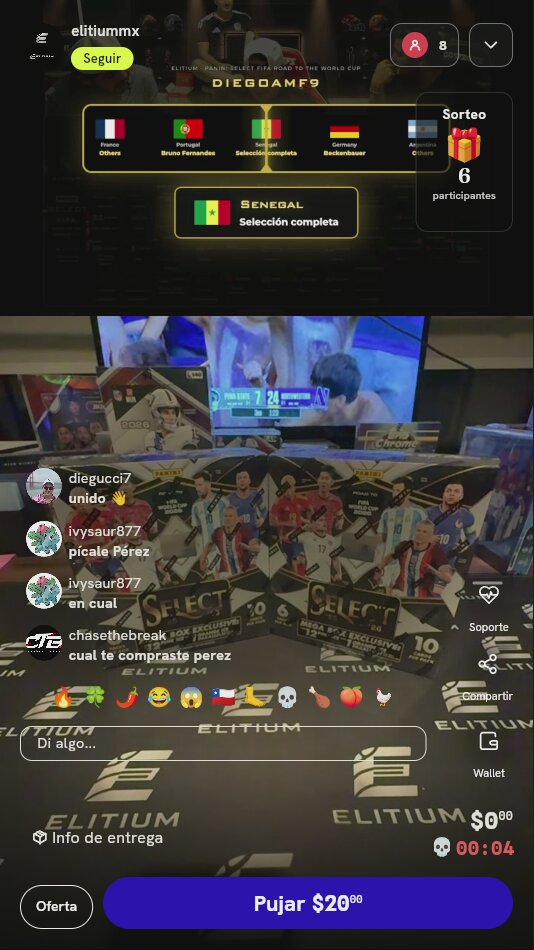 Spot Senegal Panini Select FIFA 2026