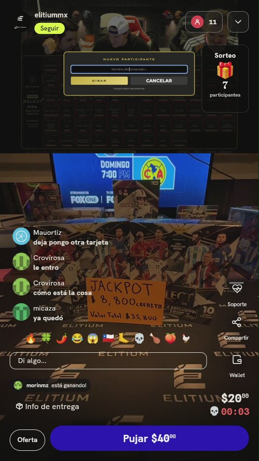 Boleto para Sorteo Panini Select FIFA 2026
