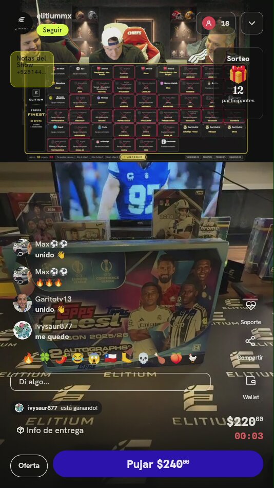 Spot de Break Topps Finest UCC