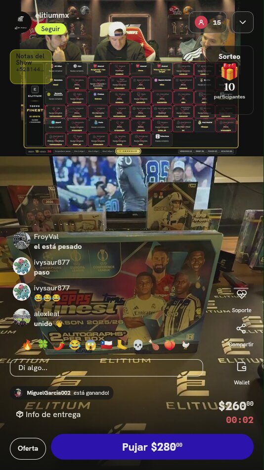 Spot de Break Topps Finest UEFA
