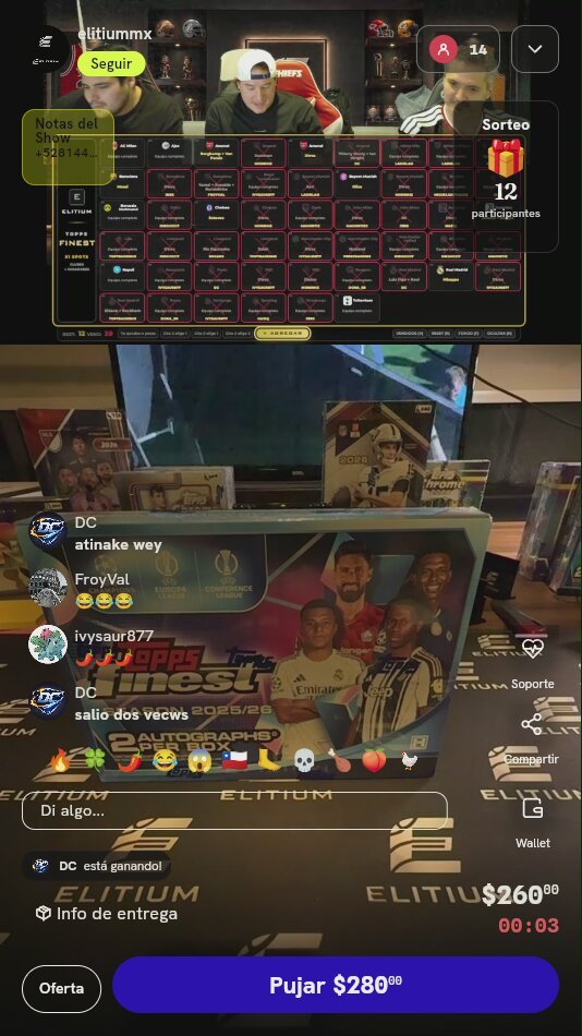 Spot en Break Topps Finest UEFA