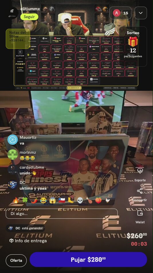 Spot para Break Topps Finest UEFA