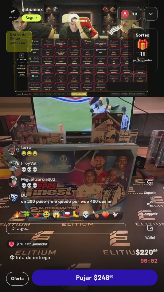 Spot para Break Topps Finest UEFA