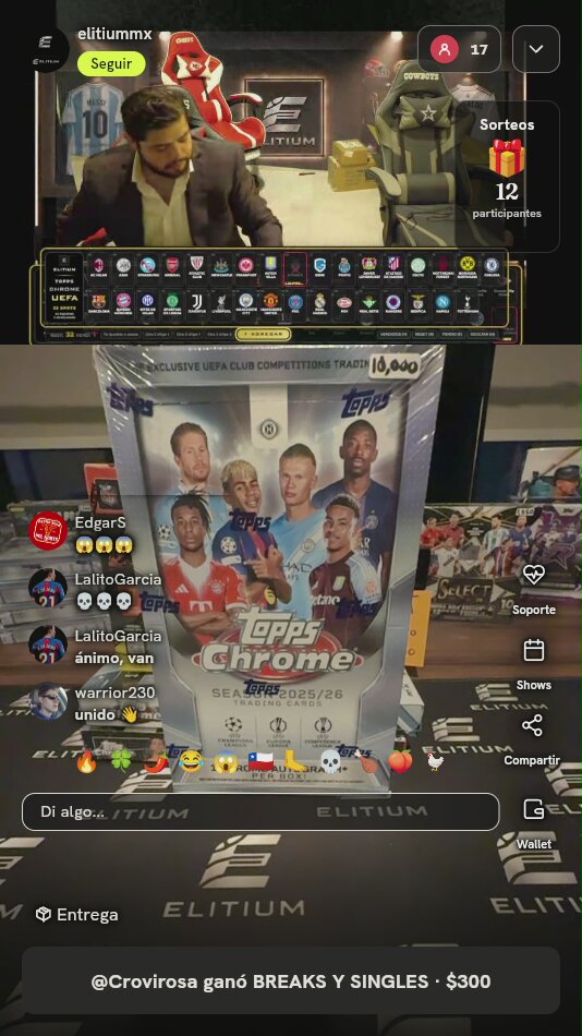 Caja Topps Chrome UEFA Club Competitions