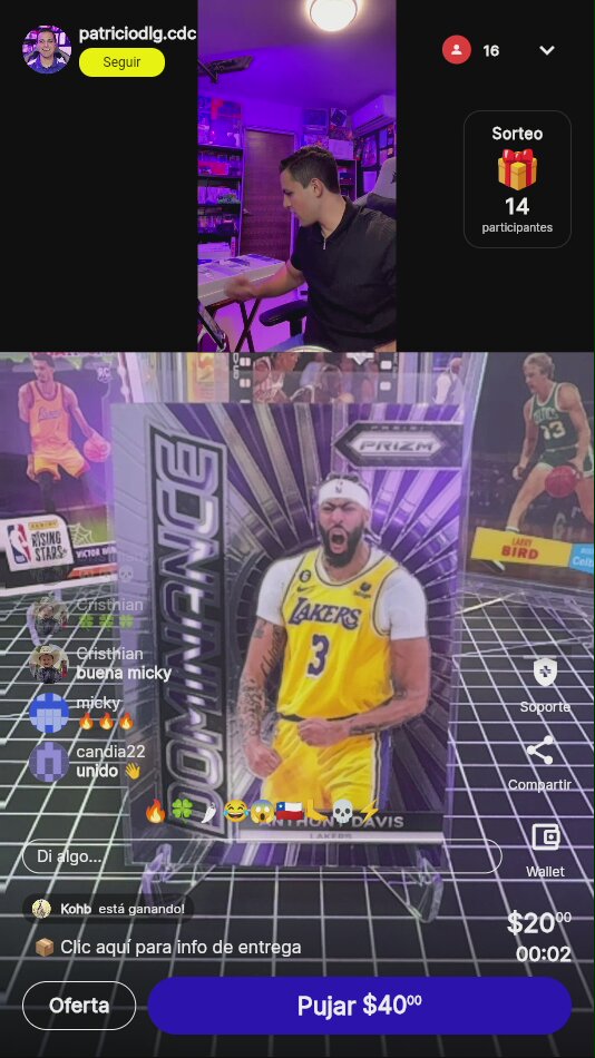 Anthony Davis Dominance Panini Prizm