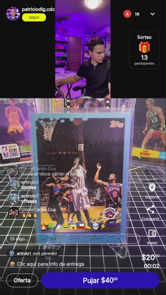 Vince Carter & Dalton Echt Cards