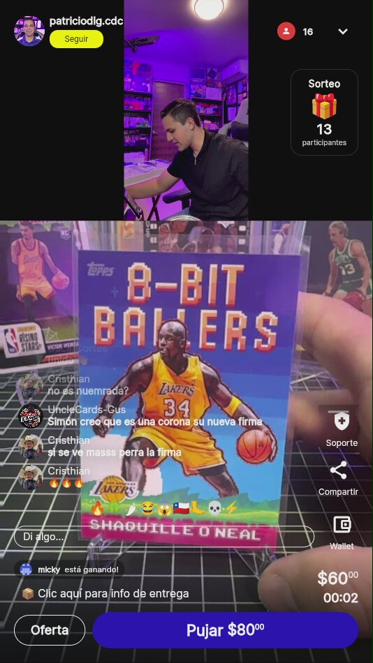 Shaquille O'Neal Topps 8-Bit Ballers