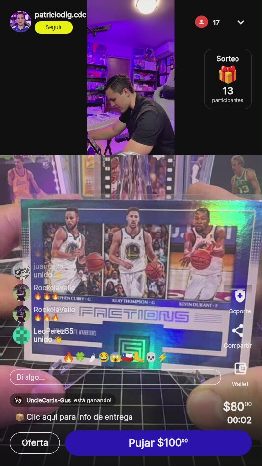 Warriors Curry, Durant, Thompson
