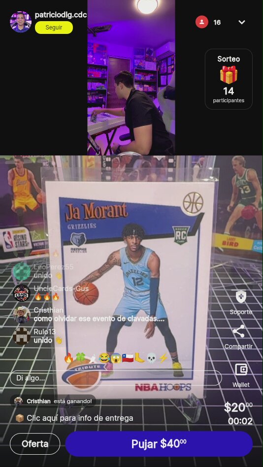 Ja Morant Rookie Card NBA Hoops