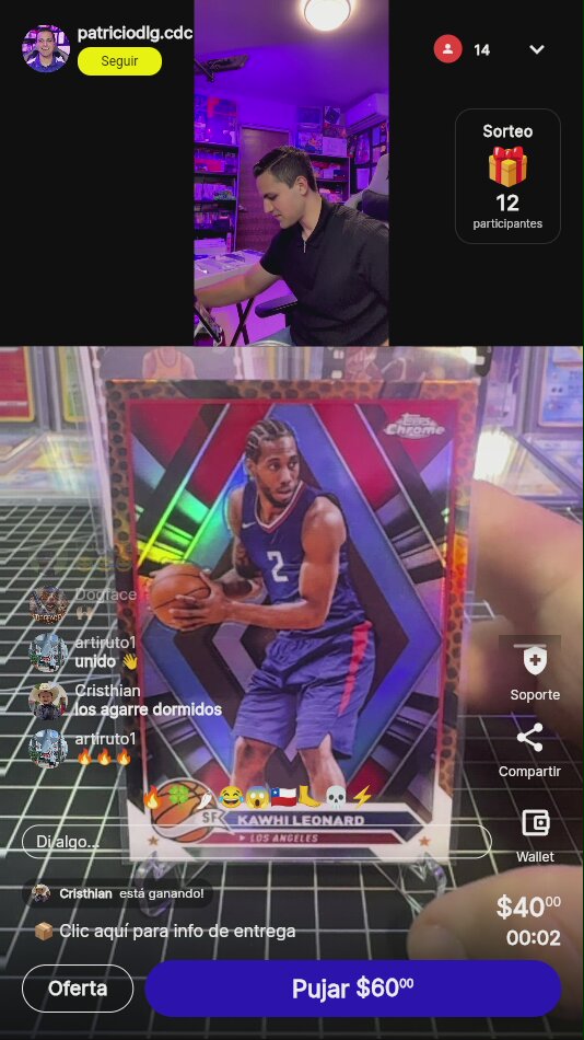 Kawhi Leonard Panini Chrome Card