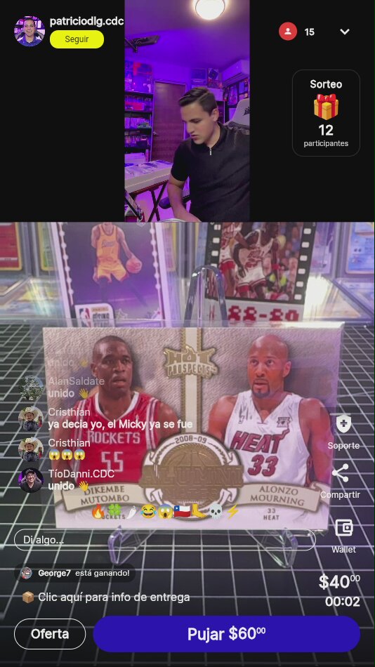 Mutombo/Mourning 2008-09 Fleer Hot Prospects