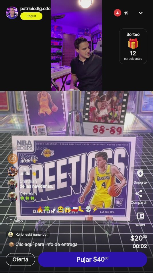 Dalton Knecht Rookie Greetings Lakers