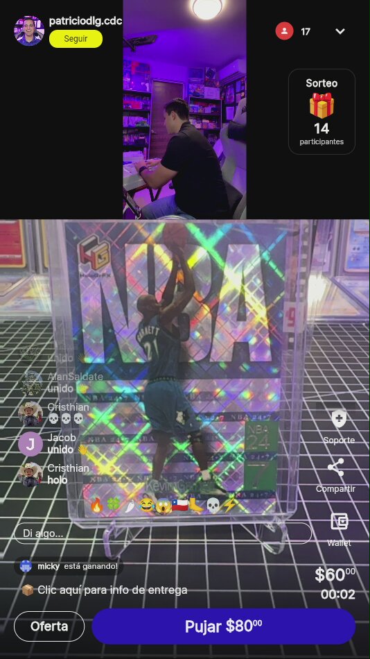 Kevin Garnett Holo Card Baloncesto