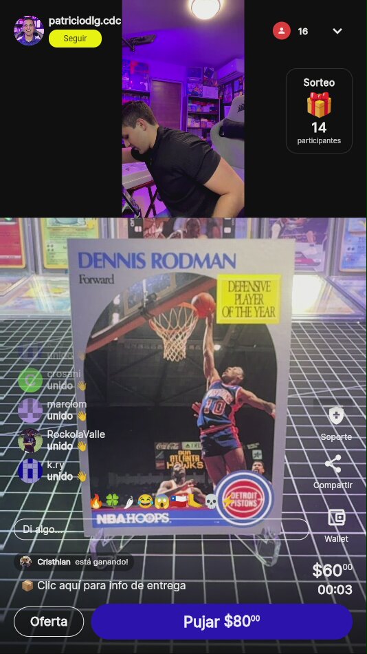 Dennis Rodman Hoops Card 1990