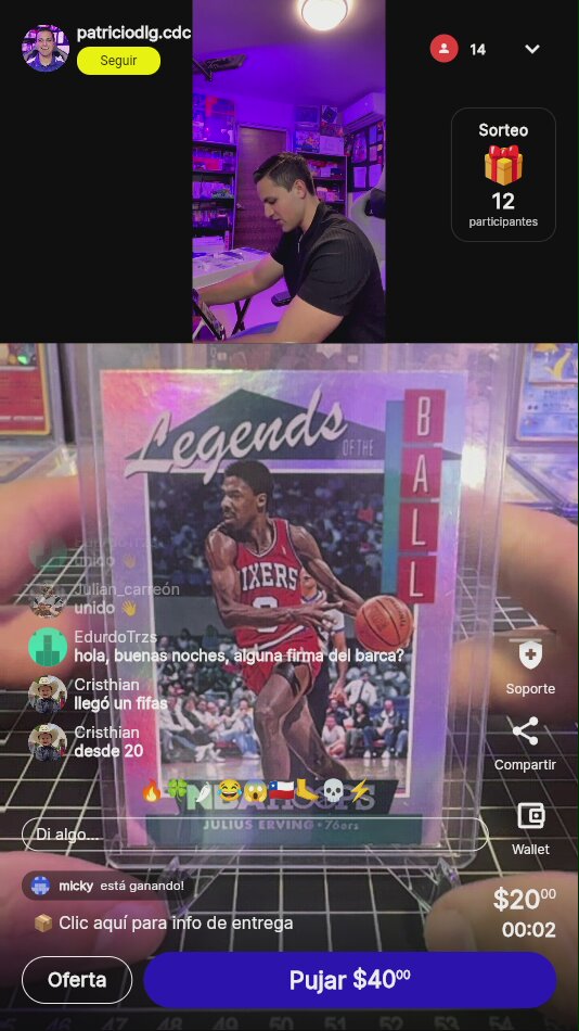 Julius Erving Legends NBA Hoops